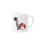 Mana AのカラフルTillandsia Mug :right side of the handle