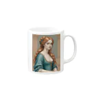 AI Fantasy Art Shopのempress1 Mug :right side of the handle