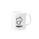 たがおのおみせのこぶた（しんぷる） Mug :right side of the handle