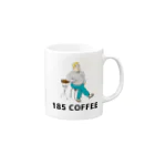 185 COFFEEの185 COFFEE  マグカップの取っ手の右面