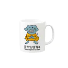 dot.dot.monsterのヨガ初心者いぬ君 Mug :right side of the handle