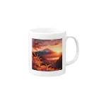 ホリデーshopのフジ Mug :right side of the handle