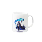 MistyStarkの青魔道士　－　blue mage　－ Mug :right side of the handle