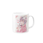 猫月あげはの黒猫男子 Mug :right side of the handle