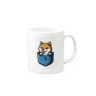 Chit-Chatのポケドッグ Mug :right side of the handle