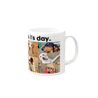 grapeの犬ｽﾞ Mug :right side of the handle