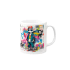 GRAFFITYのmouse-man-2 Mug :right side of the handle