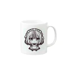 のかのかわいいメイドさん Mug :right side of the handle