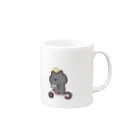 ひーさんのにゃんことひよこのともだち Mug :right side of the handle