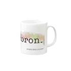 coron.のcoron.ショップブランドマーク Mug :right side of the handle