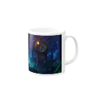 million-mindの夢幻的な時計塔 Mug :right side of the handle