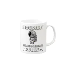 Stylo Tee Shopのヒューストン、漏れが発生しちゃった Mug :right side of the handle