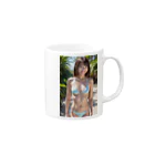 AIグラビア写真集の水着美女 Mug :right side of the handle