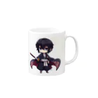 終わらない夢🌈のアニメシリーズ✨ Mug :right side of the handle