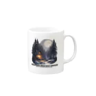 Nodoka Silence Library - WEB SHOPのSnow Cottage Mug :right side of the handle