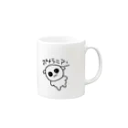 ポメおじの通販のポメラニアンおじさん Mug :right side of the handle