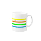 シロクマどん工房のシロクマどんのカットイン集合 Mug :right side of the handle