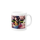 Mr_GeishaのSakura girl Mug :right side of the handle