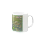 Color Rieのモネの睡蓮画 Mug :right side of the handle