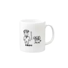 【もっくん公式ｵﾝﾗｲﾝｼｮｯﾌﾟ】💭のニコニコお散歩 Mug :right side of the handle