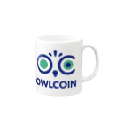 OWLCOIN ショップのOWLCOIN Mug :right side of the handle