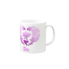 雪丸ろんどのハートTシャツ「He」 Mug :right side of the handle