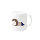 おとなしのごろんとしたおとなしさん Mug :right side of the handle