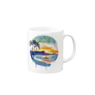 ALOHA from HAWAII 〜ハワイから愛を込めて〜のGood morning, Hawaii Mug :right side of the handle