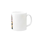 アカネの ChatGPT ゴーグルとヘッドフォンの少女 Mug :right side of the handle