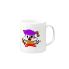 なんかクセになる販売店『あきょん』の大阪のオバワンちゃん Mug :right side of the handle