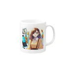 おっちゃんストアの美女投資家 Mug :right side of the handle