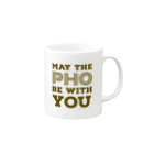 フォー タカハシのMAY THE PHO BE WITH YOU マグカップの取っ手の右面