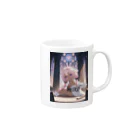 MIKOLANDのAngel rabbit Mug :right side of the handle