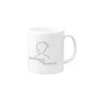 ほっぷのちょっといいこと言う男の子 Mug :right side of the handle