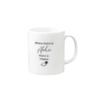 Aloha for AinaのAloha Smile Leia☆ Mug :right side of the handle