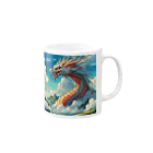 フリーダムの龍神雲 Mug :right side of the handle