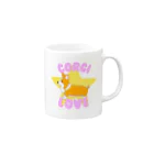 buuchapのコーギーLOVE Mug :right side of the handle