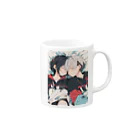 as -AIイラスト- の添い寝 Mug :right side of the handle