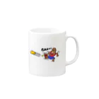 くまごんたのゴリのサッカー Mug :right side of the handle