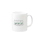 てらおかなつみの3ひきのテリア Mug :right side of the handle