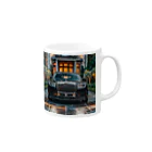 EMZEQ【グッズ】の車 デジタルアート Mug :right side of the handle