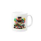 Ry-tのカワイイカスタムカー Mug :right side of the handle