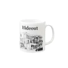 jin photo workのHideout Mug :right side of the handle