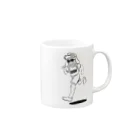 ウルトラランナーオサムのUTROSM応援グッズ📣 Mug :right side of the handle