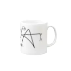 T's regularの棒人間の悩み Mug :right side of the handle