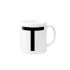 22082のイニシャルグッズＴ Mug :right side of the handle