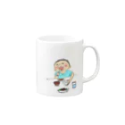 きくきくのいただきます Mug :right side of the handle