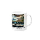 チェリモヤの運転席からの絶景 Mug :right side of the handle