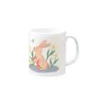 うずら舎のRabbit Mug :right side of the handle