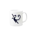 lblの猫のジャズダンス Mug :right side of the handle